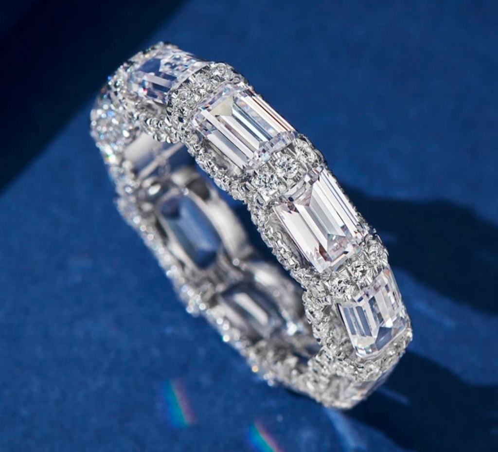 Emerald Cut Eternity