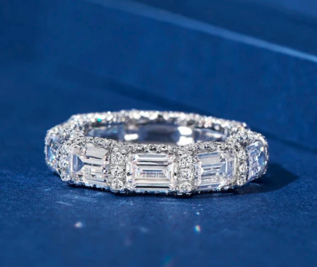 Emerald Cut Eternity